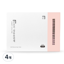 살림백서 소프트 퍼퓸 건조기 드라이 시트 섬유유연제 러브미, 4개, 40매