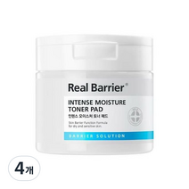 리얼베리어 인텐스 모이스처 토너 패드 200ml, 100개입, 4개