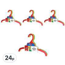 히키스 마이네티 마블 가와이 히어로 캐릭터 키즈 옷걸이, 혼합색상, 24p