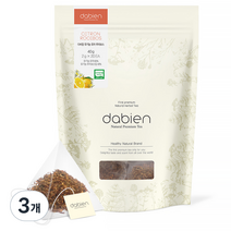 다비앙 유기농 유자 루이보스티, 40g, 3개, 20개