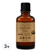 퓨어스 사이프러스 오일, 50ml, 3개