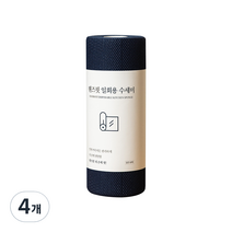 핸즈핏 일회용 수세미 60p, 블루, 4개