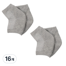 공감피크 풋케어 실리콘 뒷꿈치 패드 그레이, 1개입, 16개