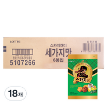 롯데제과 스카치 캔디 세가지맛, 18개, 317g