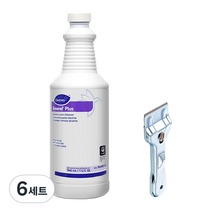 다이버시 에머럴 플러스 인덕션 세정제 + 스크래퍼 세트, 946ml, 6세트