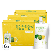 바로푸드 레알깔라만시 콜라겐 곤약젤리, 1500ml, 6개