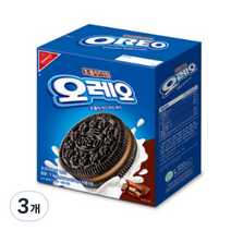 크래프트 오레오 초콜릿 크림 쿠키, 1kg, 3개