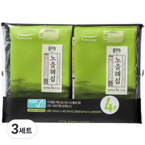 풀무원 노을해심 구운김 3g x 4p + 간장 양념장 6g x 4p 세트, 3세트