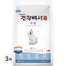 뉴트리나 푸들 건강백서, 뼈/관절 강화, 1.2kg, 3개