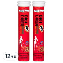 에버틴 다이어트톡 발포다이어트 가르니시아 석류맛, 73.8g, 12개입