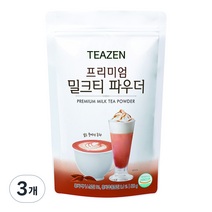 티젠 프리미엄 밀크티 파우더, 500g, 3개