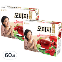 담터 오미자 플러스 과실차, 18g, 15개입, 4개