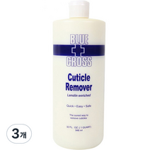 BLUECORSS 큐티클 리무버, 946ml, 3개