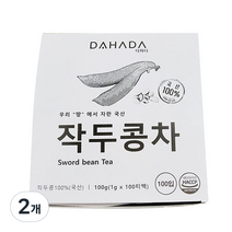 다하다 작두콩차, 100g, 2개, 2개