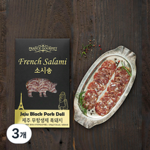 프랑스구르메 무항생제 소시송 슬라이스 소시지, 100g, 3개