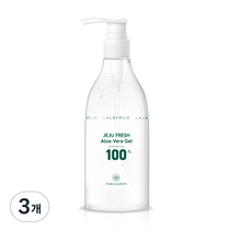 라라폴리 제주 프레쉬 알로에 베라 수딩젤 100%, 300ml, 3개
