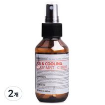에버에센스 아이스 & 쿨링 바디미스트 시트러스, 100ml, 2개