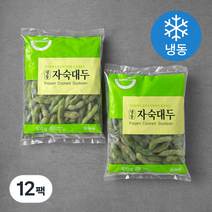 세미원 자숙대두 (냉동), 500g, 12팩