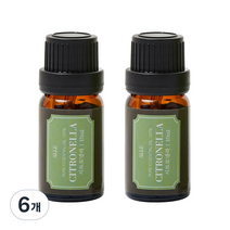 알레 비건 아로마 에센셜 오일 시트로넬라, 10ml, 6개