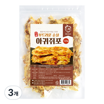 해야미 구운 순살 아귀 쥐포채, 120g, 3개