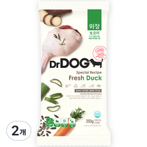 닥터독 위장 오리 사료, 2개, 250g