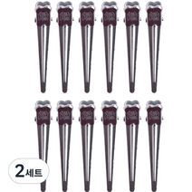 글로스앤글로우 자국없는 집게핀 소, 실버, 24개