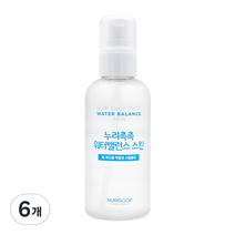 누리숲 누리촉촉 워터밸런스 스킨, 160ml, 6개