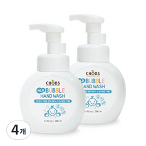 찹스 마일드 버블 핸드워시, 300ml, 4개