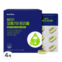 뉴트리원 알티지 오메가3 트리플, 60정, 4개