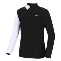 볼빅 남성용 골프 골지 컬러 배색 카라 티셔츠 VMTSM221