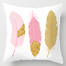 합구 깃털 쿠션커버