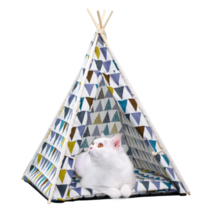 행복한댕냥이 반려동물 인디언 텐트, 트라이앵글