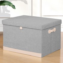 올하이 대형 접이식 보관 박스, 06 그레이 배색 45L, 1개