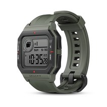 어메이즈핏 네오 한글판 레트로 스마트워치, 그린, 30mm