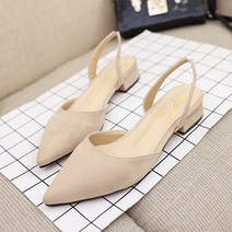 데일리 캐주얼 스타일 심플한 스웨이드 여성 슈즈
