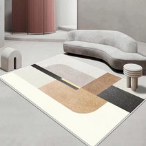 JCP 스퀘어 추상 그래피티 러그