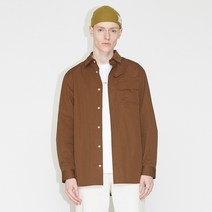 척 남성용 CHK 001 베이직 포켓 셔츠
