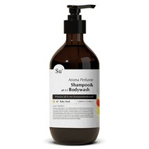 수오가닉 퍼퓸 아로마 샴푸 바디워시 베이비머스크, 1000ml, 1개