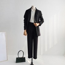 끌레느모네 여성용 울 스판 기본 겨울 정장 세트