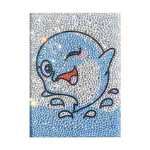 케이엠엘리 3D 샤이닝 보석십자수 15 x 20 cm DIY 키트, 돌고래, 1세트