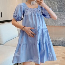 퍼프 프린세스 캉캉 임부복 임산부 원피스