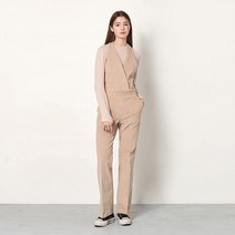 미즈바이베이지 홀터넥 코듀로이 점프수트