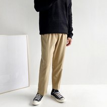 머시따 남성용 본딩 허리밴딩 폴리 편안한 밴딩 팬츠 바지