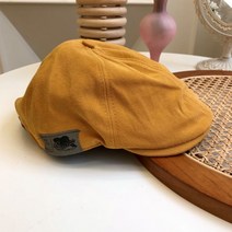 페이토 포인트 컬러 베레모 모자