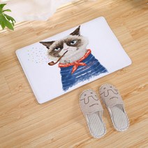 더플 캣츠냥냥이 두꺼운 다용도 발매트, no 12