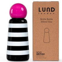 룬드런던 스키틀보틀 보온보냉병, 스트라이프    핫핑크(7355), 300ml