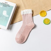 사계절 순면 임산부 무압박 편한양말 02 라이트 핑크, 5개