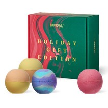 쿤달 배쓰밤 앤 버블바 홀리데이 기프트 에디션 200g x 4종 세트, 1세트