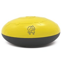 멍냥 삑삑이 노즈워크 디스펜서 강아지 볼 150 x 91 mm, 파스텔 엘로우, 1개