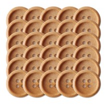 일반테 자작나무 단추 13mm, 원색, 30개